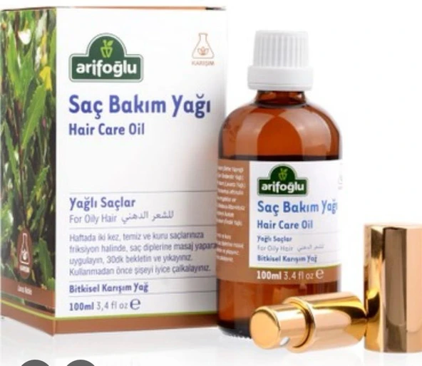 Arifoğlu Saç Bakım Yağı Yağlı Saçlar İçin 100 Ml ürün görseli 1
