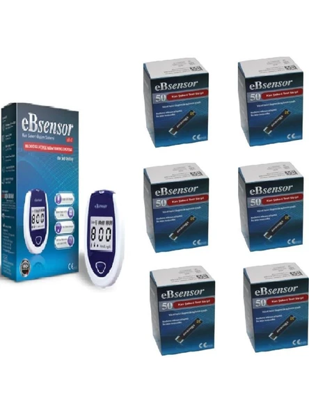 Eb Sensor Ölçüm Cihazı + Eb Sensor Strip 6 KUTU X 50'Li (SKT:02/2027) ürün görseli 1