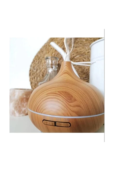 Hava Nemlendirici 7 Led Işıklı Aromatik Oda Kokusu 550 Ml Kahve Aroma Difüzörü Buhar Makinası - Resim 5