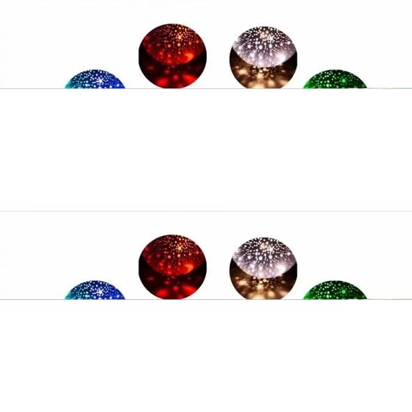 Mor Dönen Renkli Ay Yıldızlı Gökyüzü Yansıtmalı Projeksiyon Gece Lambası Çocuk Bebek Parti Odası ürün görseli 1