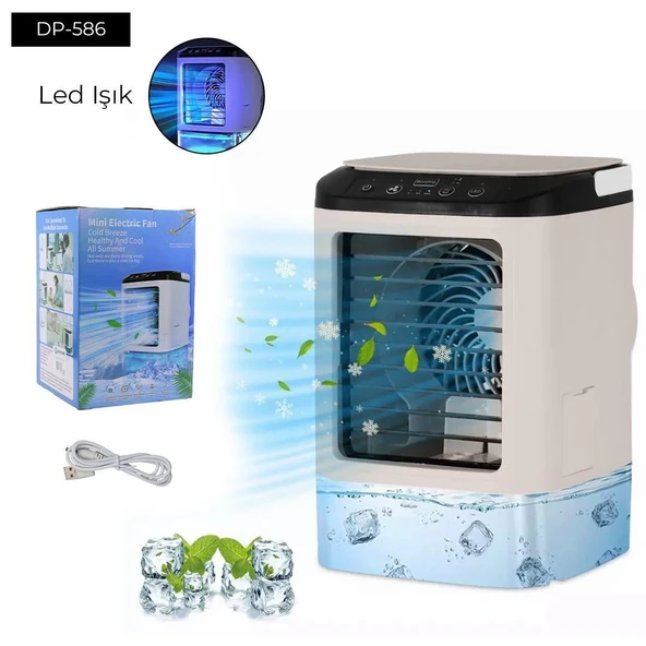 Su Hazneli Ekranlı Fan ürün görseli 1