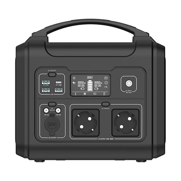 EZVIZ PS600 607Wh Taşınabilir Güç İstasyonu – 600W AC Çıkış, USB-C PD, Solar Destekli ürün görseli 1