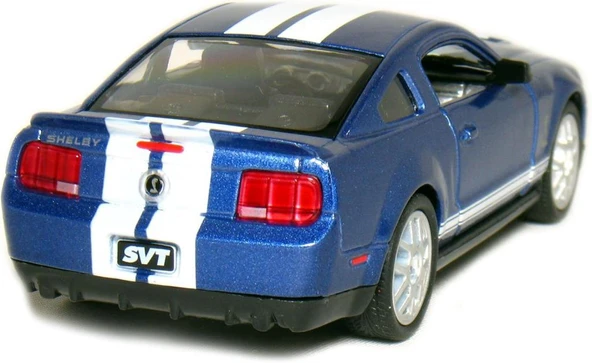 Kinsmart 2007 Ford Shelby GT500 Mavi 1/38 Model Araba - Resim 3