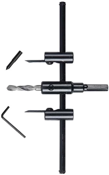 Matkap Ayarlı Panç Delme Seti 200 Mm - Resim 3