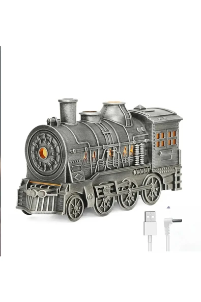 Tren Şeklinde Buharlı Oda Hava Nemlendirici Işık Buhar Makinesi Kumandalı - Resim 7