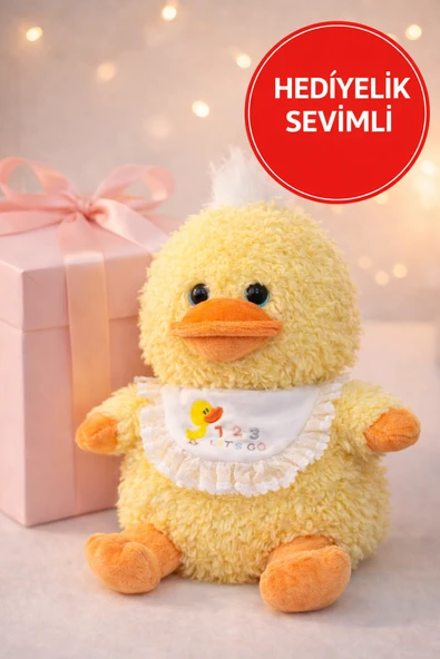 Peluş Ördek Oyuncak – Yumuşacık Sarılmalık Bebek & Çocuk Oyuncağı - Resim 5