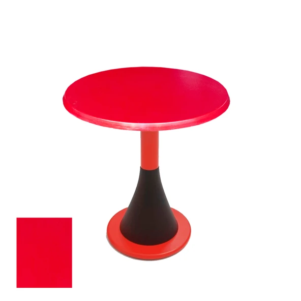 Napoli Yuvarlak Masa  Çap 60cm - (Werzalit, Wermodin ve Allzalit Tabla) - Kırmızı ürün görseli 1