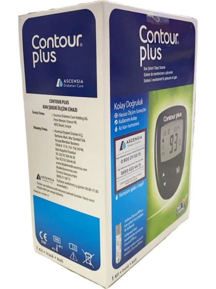 Contour Plus Cihaz + Contour Plus Strip 3 Kutu (SKT:06/2026) ürün görseli 1