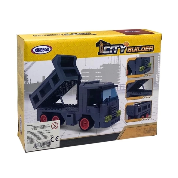 İnşaat Kamyonu Yapım Seti 233 Parça – Eğitici ve Detaylı Blok İnşa Oyuncağı - Resim 2