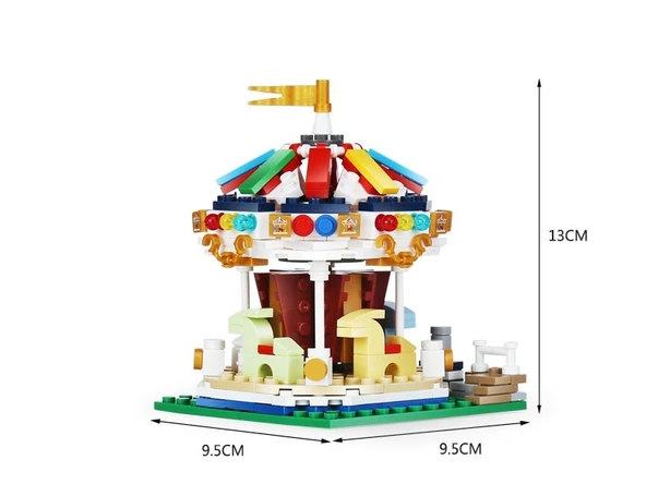 Lunapark Atlı Karınca Yapım Seti 343 Parça – Eğitici ve Eğlenceli Blok İnşa Oyuncağı - Resim 2