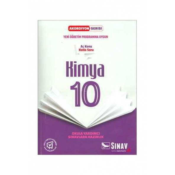 10. SINIF KİMYA SORU BANKASI SINAV YAYINLARI - 1