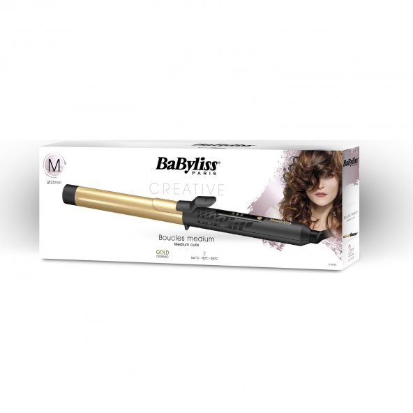 Babyliss C425e Gold Ceramic 25 Mm 200°C Led Ekran Saç Maşası - 2