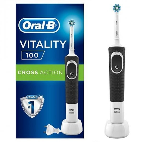 Oral-B D100 Siyah Vitality Sensitive Kutulu Diş Fırçası