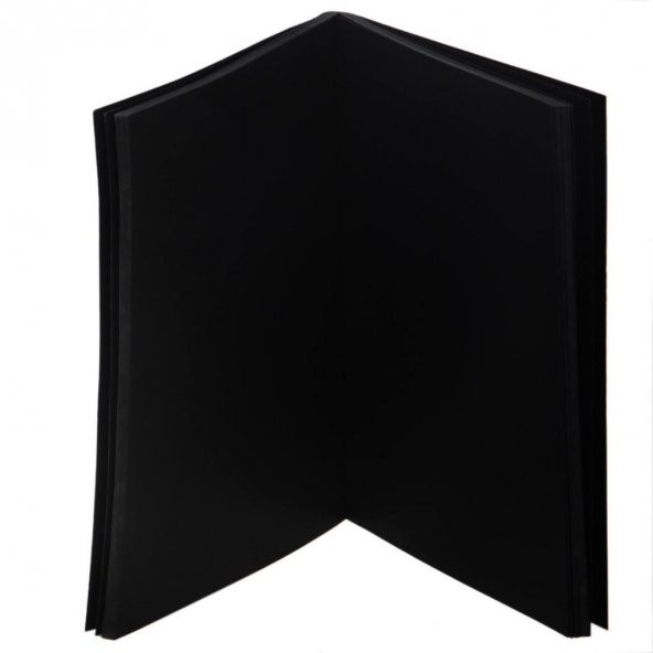 Klaket Siyah Sayfalı Küçük Not Defteri Karton Kapak - 2