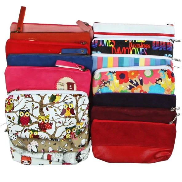 Polyester Mickey Minnie Mouse Çift Magnet Çanta Hediyeli - 2