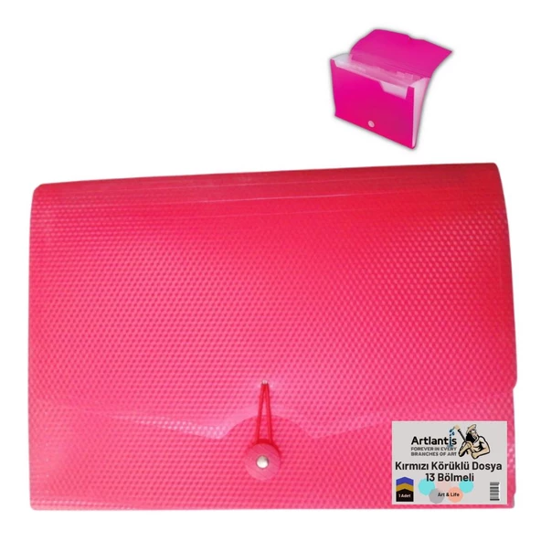 Körüklü Dosya 13 Bölmeli 1 Adet Artlantis Akardiyon Dosya 1 Adet - 5