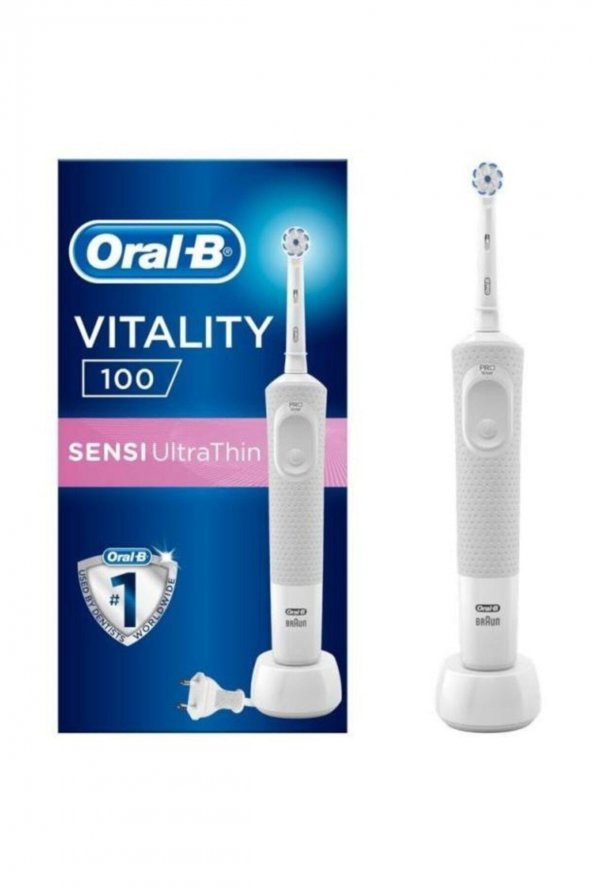 Oral-B Vitality 100 Sensi Ultra Thin Şarj Edilebilir Diş Fırçası