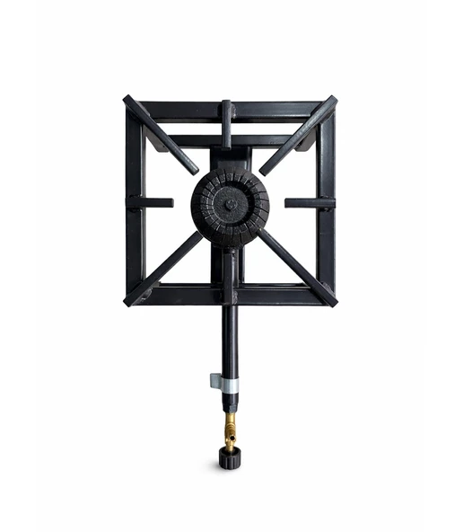 Yek Outdoor Yüksek Isılı Mini Kare Volkan Ocak 23x23cm - Yer Ocağı ürün görseli 1