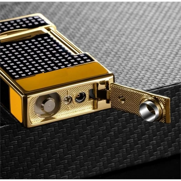 Bütan Jet Punchlu Puro Çakmağı Sarı - Resim 4