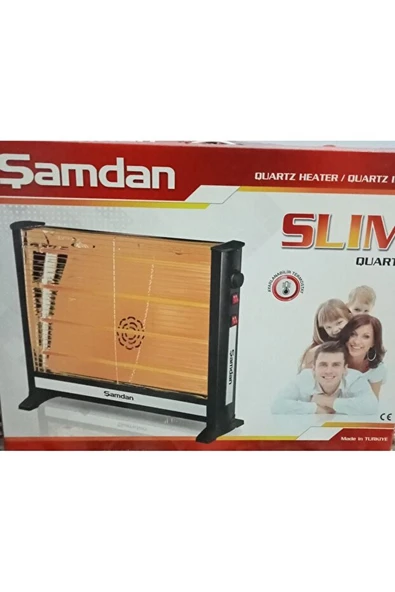 Şamdan 3003 Slim Quartz Elektrikli Isıtıcı Soba - Resim 2
