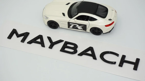 DK Tuning Maybach Bagaj Siyah ABS Yazı Logo Arma - Resim 4