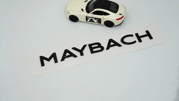 DK Tuning Maybach Bagaj Siyah ABS Yazı Logo Arma - Resim 3