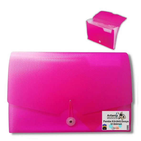 Körüklü Dosya 13 Bölmeli 1 Adet Artlantis Akardiyon Dosya 1 Adet - 3