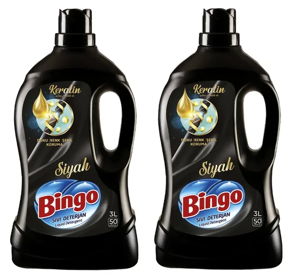 Bingo Sıvı Deterjan Siyah 3 Lt.  ( 2 Adet ) ürün görseli 1