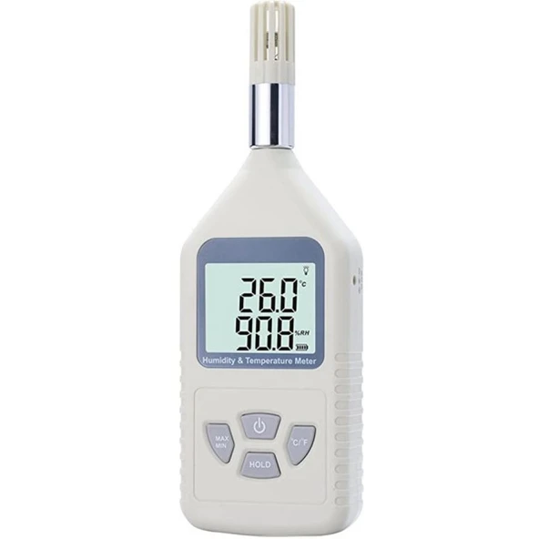 Benetech GM1360 Taşınabilir Sıcaklık ve Nem Ölçer ürün görseli 1