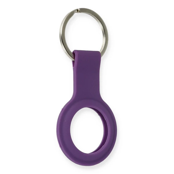 Airtag Silikon Kılıf - Mor ürün görseli 1