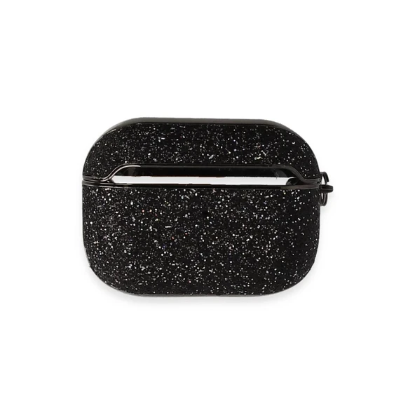 Airpods 3 (3.nesil) Spell Simli Kılıf - Siyah - Resim 2