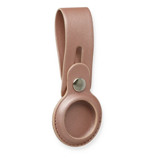 Airtag Askılı Deri Kılıf - Rose Gold ürün görseli 1