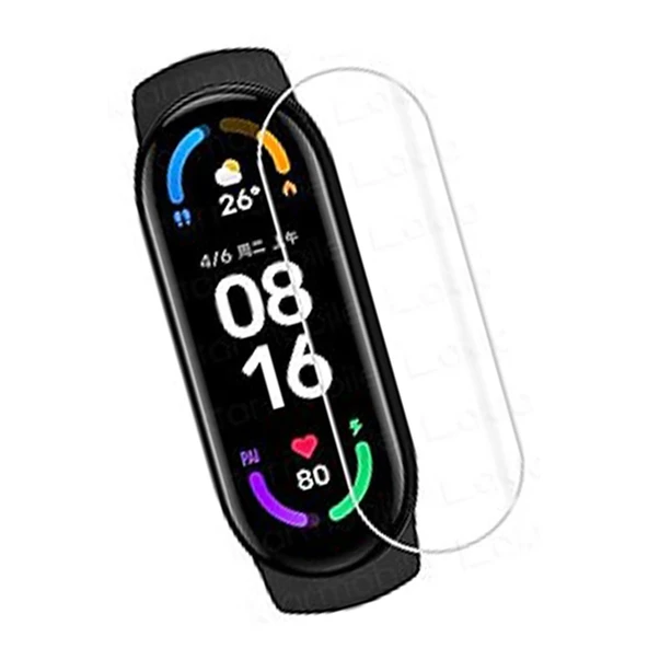 Xiaomi Mi Band 5 Polymer Nano Ekran Koruyucu - Şeffaf - Resim 2