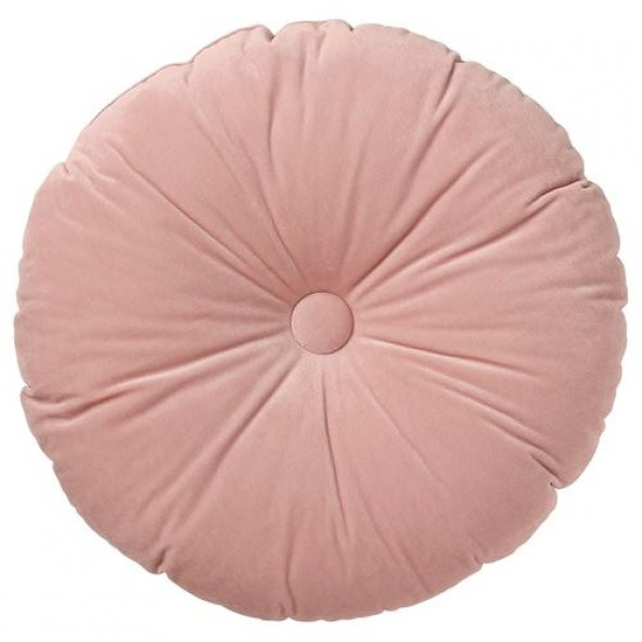 Yuvarlak Kırlent-Minder 40 cm IKEA Açık Pembe Renk Yuvarlak Kırlent 360 G