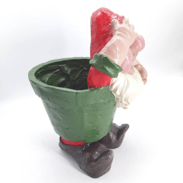 Crearthome Sevimli Cüce Dekoratif Saksı Küçük Boy - 3