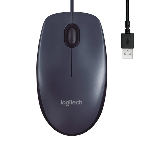 Logitech B100 Black USB Mouse 910-003357 - 16