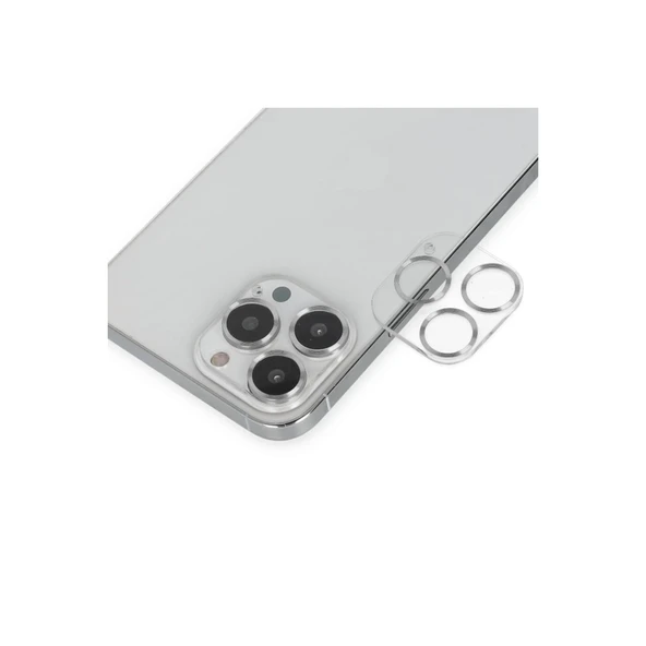 İphone 14 Pro Max Band Metal Kamera Lens - Gümüş ürün görseli 1