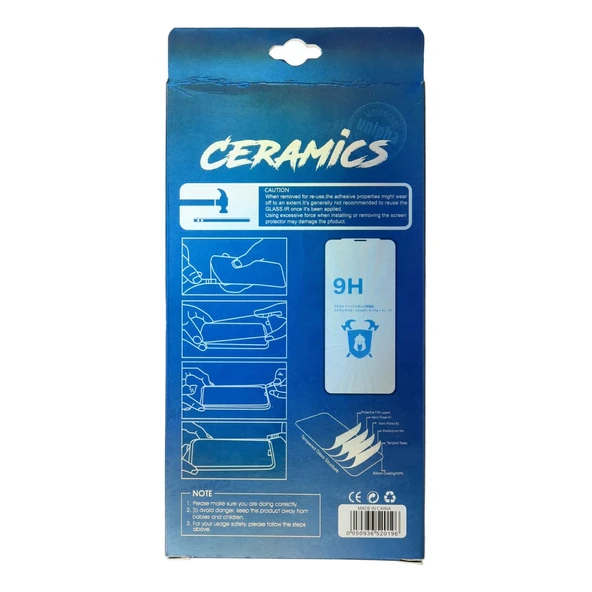 İphone 12 Pro Max 34d Izgaralı Cam - Resim 2