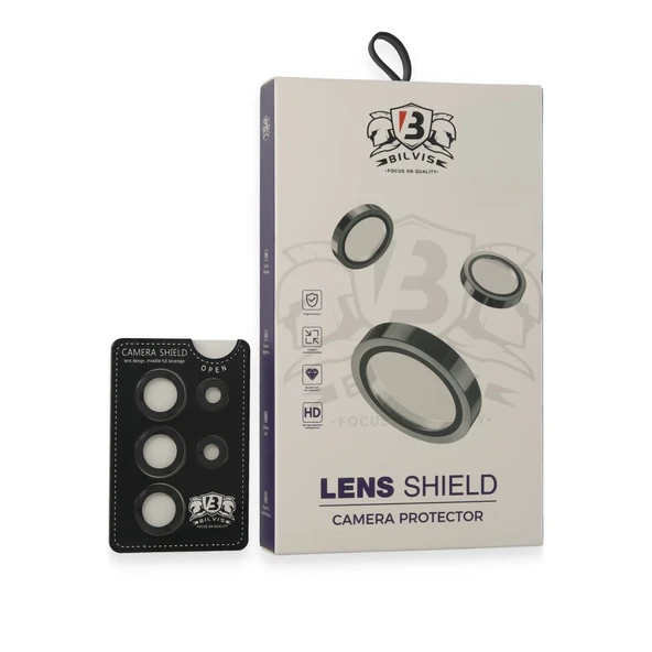 Samsung Galaxy S25 Ultra Bilvis Titan Kamera Lens - Siyah ürün görseli 1