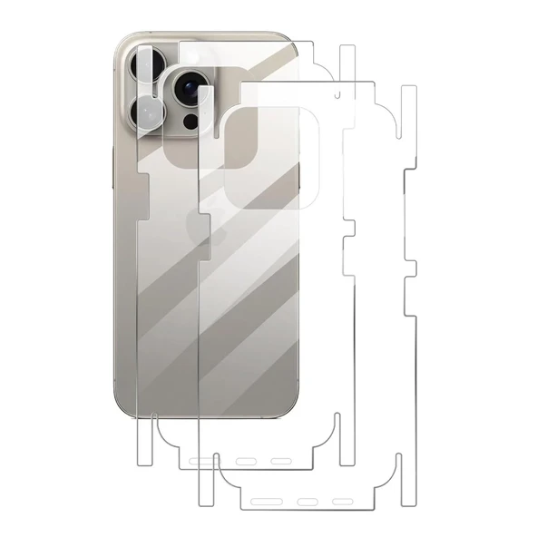İphone 17 Pro 360 Full Body Arka Koruyucu - Resim 2