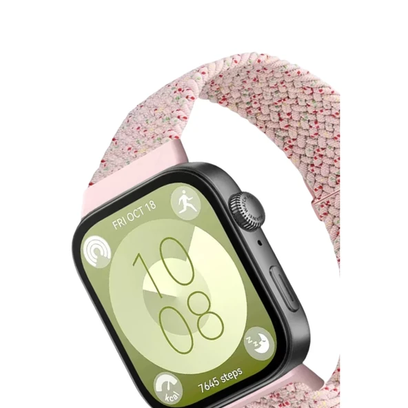 Huawei Fit 4  Kordon - Benekli Pudra - Resim 2