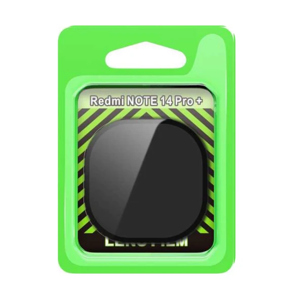 Xiaomi Redmi Note 14 Pro Plus Raze Metal Kamera Lens - Siyah ürün görseli 1