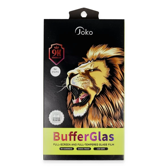 Joko İphone 14 Buffer Cam Ekran Koruyucu - Siyah ürün görseli 1