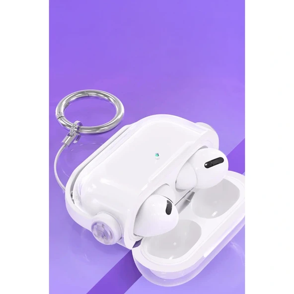 Airpods Pro 3 (3.nesil) Tema Kılıf - Beyaz - Resim 4