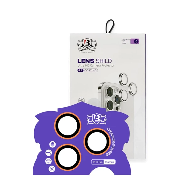 Apple İphone 17 Pro Max Bilvis Titan Kamera Lens - Turuncu ürün görseli 1