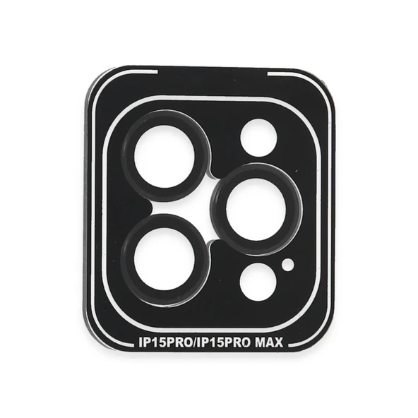 Joko İphone 15 Pro Max Pvd Metal Kamera Lens - Siyah ürün görseli 1