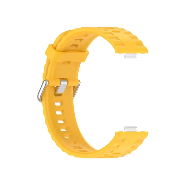 Huawei Watch Fit 3 Klasik Kordon - Sarı - Resim 2