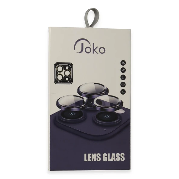 Joko İphone 15 Pro Max Pvd Metal Kamera Lens - Gri - Resim 3