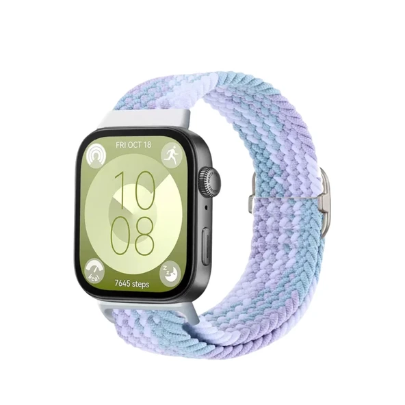 Huawei Fit 4  Kordon - Lila-beyaz ürün görseli 1