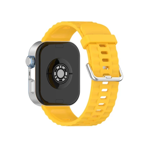 Huawei Watch Fit 3 Klasik Kordon - Sarı - Resim 3